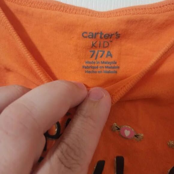 Girls Halloween Shirt Size 7 - Picture 3 of 4